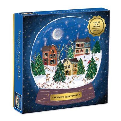 Cover for Galison · Winter Snow Globe 500 Piece Puzzle (GAME) (2020)