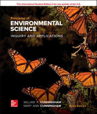 Cover for William Cunningham · ISE Principles of Environmental Science (Paperback Book) (2019)