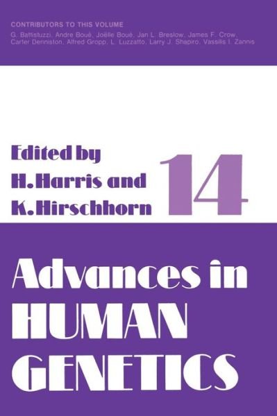 Cover for Harry Harris · Advances in Human Genetics 14 - Advances in Human Genetics (Paperback Book) [Softcover reprint of the original 1st ed. 1985 edition] (2012)