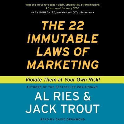 The 22 Immutable Laws of Marketing - Al Ries - Music - HARPERCOLLINS - 9781483006024 - April 22, 2014