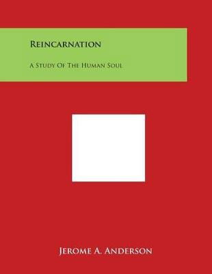 Cover for Jerome a Anderson · Reincarnation: a Study of the Human Soul (Paperback Book) (2014)