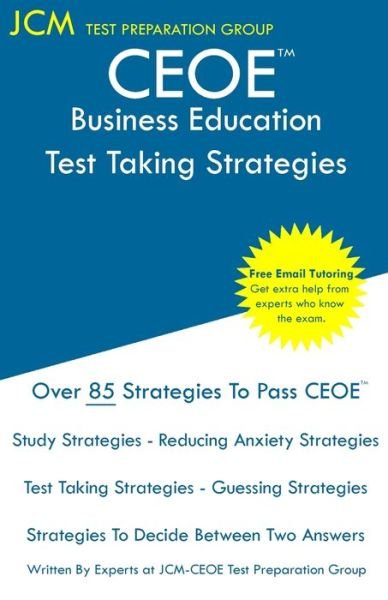 Cover for Jcm-Ceoe Test Preparation Group · CEOE Business Education - Test Taking Strategies (Paperback Book) (2019)