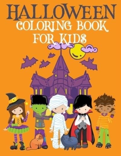 Halloween Coloring Book for Kids - Cute Kawaii Notebooks - Książki - Independently Published - 9781696125024 - 28 września 2019