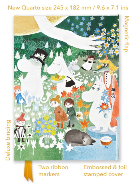 Moomin: Dangerous Journey (Foiled Quarto Journal) - Flame Tree Quarto Notebook (Stationery) (2024)