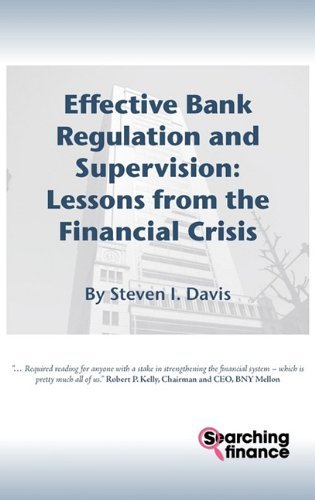Cover for Steven I. Davis · Effective Bank Regulation: Lessons from the Financial Crisis (Inbunden Bok) (2010)
