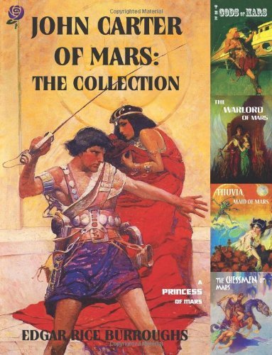 Cover for Edgar Rice Burroughs · John Carter of Mars: The Collection - A Princess of Mars; The Gods of Mars; The Warlord of Mars; Thuvia, Maid of Mars; The Chessmen of Mars (Taschenbuch) [Purple Rose edition] (2010)
