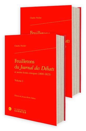 Cover for Charles Nodier · Feuilletons Du Journal Des Debats Et Autres Ecrits Critiques (1800-1823) (Hardcover Book) (2021)