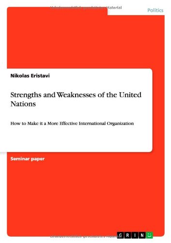 Cover for Eristavi · Strengths and Weaknesses of th (Book) (2011)