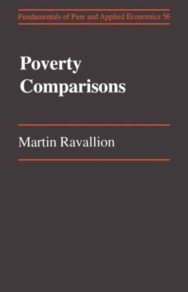 Poverty Comparisons - Martin Ravallion - Books - Harwood-Academic Publishers - 9783718654024 - March 31, 1994