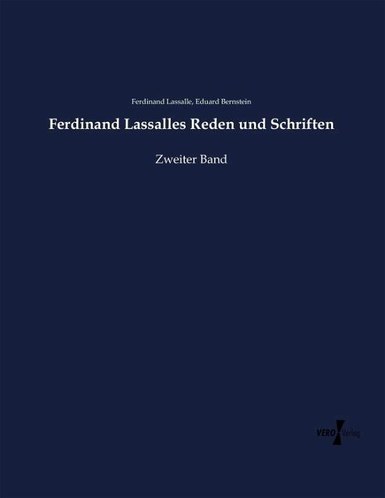 Cover for Lassalle · Ferdinand Lassalles Reden und (Book) (2018)