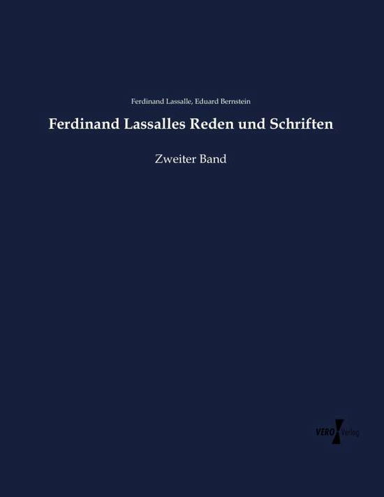 Cover for Lassalle · Ferdinand Lassalles Reden und (Book) (2018)