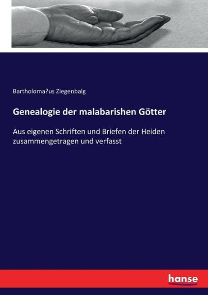 Cover for Ziegenbalg · Genealogie der malabarishen (Book) (2017)