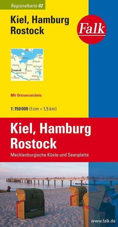 Cover for Mair-Dumont · Falk Regionalkarten Deutschland Blad 2: Kiel, Hamburg, Rostock (Book) (2013)