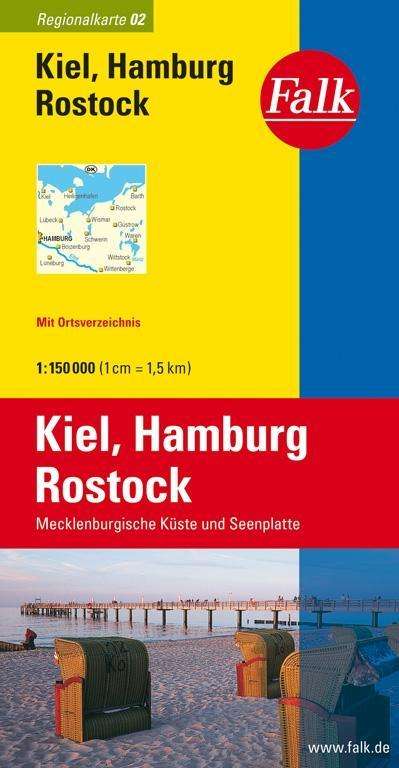 Cover for Mair-Dumont · Falkplan: Kiel, Hamburg, Rostock (Hardcover Book) (2013)