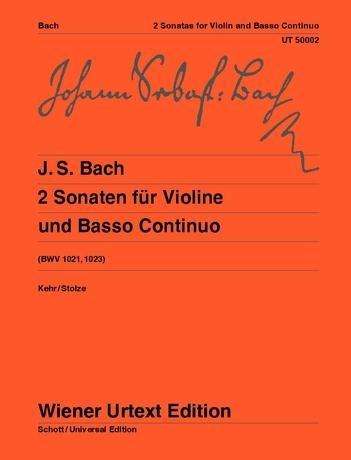 2 Sonatas - Wiener Urtext - Johann Sebasti Bach - Books - SCHOTT & CO - 9783850550024 - January 15, 1973