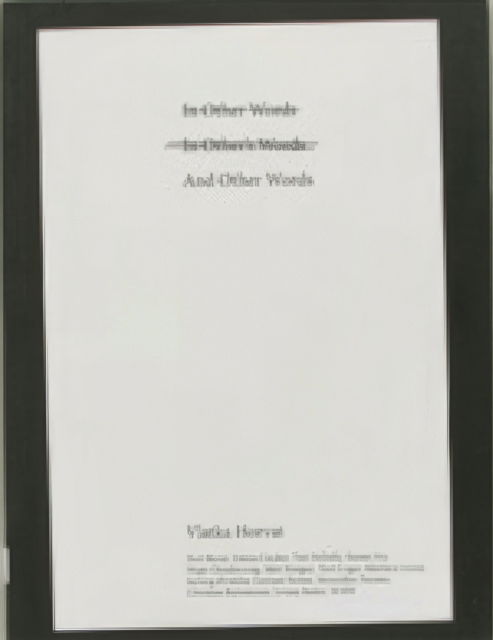 Vlatka Horvat · In Other Words In Other's Words And Other Words (Paperback Book) (2011)