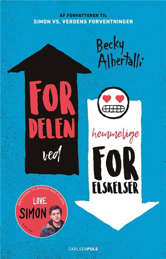 Fordelen ved hemmelige forelskelser - Becky Albertalli - Bøger - CarlsenPuls - 9788711900024 - 24. april 2018