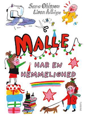 Cover for Sara Ohlsson · Malle har en hemmelighed (Hardcover bog) [1. udgave] (2023)