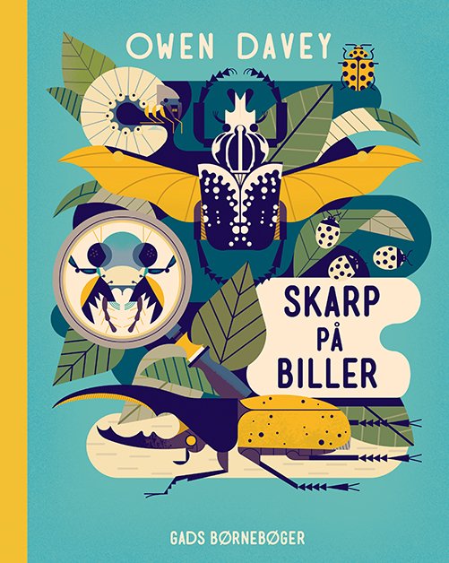 Cover for Owen Davey · Skarp på: Skarp på biller (Hardcover Book) [1º edição] (2023)