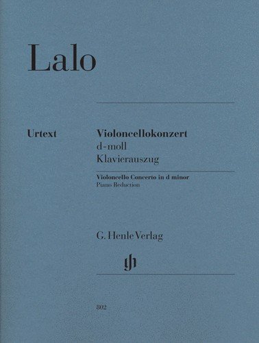 Cover for Lalo · Violoncellokonzert d-Moll,KA.HN802 (Book) (2018)