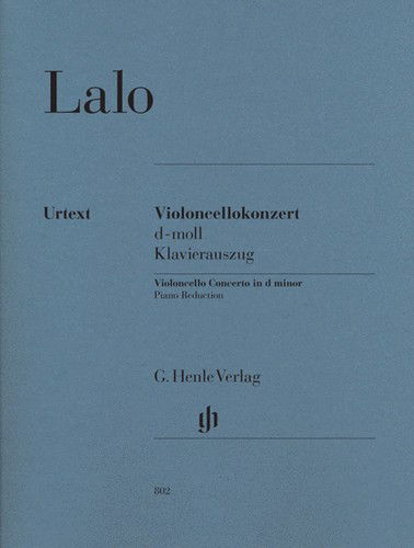 Cover for Lalo · Violoncellokonzert d-Moll,KA.HN802 (Book) (2018)