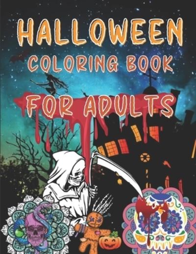 Cover for Forty Two Publishing · Halloween Coloring Book Adults (Paperback Book) (2020)