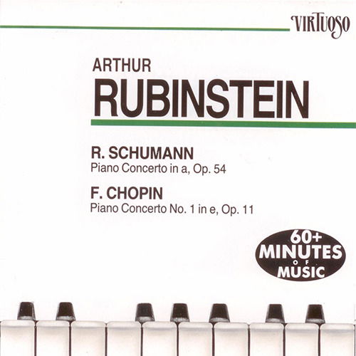 Cover for Rubinstein Arthur · Piano Concerto in A, Op. 54 / Piano Concerto No. 1 in E, Op. 11 (CD) (1988)