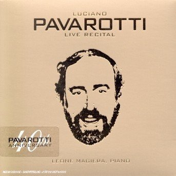 Cover for Luciano Pavarotti · 40th Anniversary Live Reci (CD)