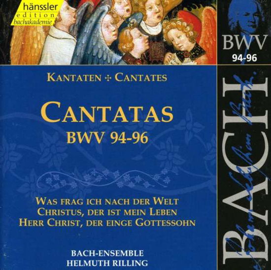 Cover for Bach / Bach-ensemble, Rilling · Sacred Cantatas Bwv 94-96 (CD) (1999)