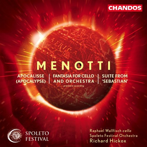Cello Concerto / Apocalypse / Suite from Sebastian - Menotti / Wallfisch / Hickox / Orch Spoleto Festiv - Musiikki - CHANDOS - 0095115990025 - tiistai 24. huhtikuuta 2001