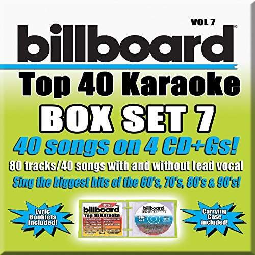 Cover for Party Tyme Karaoke: Billboard Top 40 (CD) (2017)