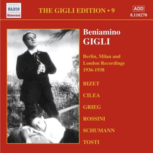 Cover for Beniamino Gigli · Hmv Recordings Vol.9 1936-1938 (CD) (2005)