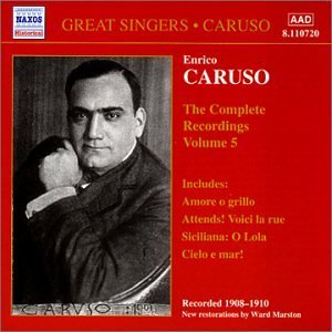 Cover for Caruso · Complete Recordings of Enrico Caruso 5 (CD) (2001)