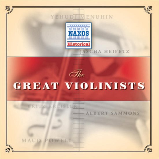 Cover for Great Violinists / Various · The Great Violinists (CD) (2003)