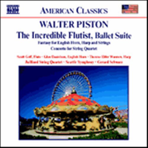 Incredible Flutist - W. Piston - Music - NAXOS - 0636943916025 - February 13, 2012