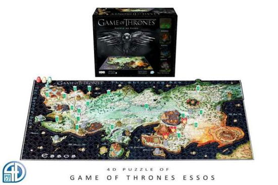 Game of Thrones: Essos 4D Puzzle - Coiled Springs - Gra planszowa -  - 0714832510025 - 1 sierpnia 2016