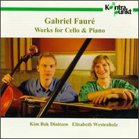 Works For Cello & Piano - G. Faure - Musiikki - KONTRAPUNKT - 0716043222025 - torstai 18. marraskuuta 1999