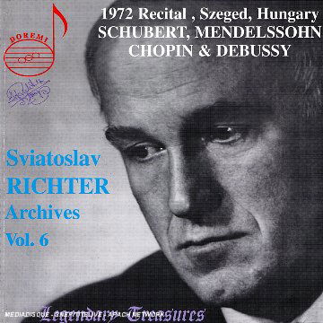 Sviatoslav Richter Archives Vol. 6 - Sviatoslav Richter - Musikk - DOREMI - 0723723924025 - 28. februar 2020