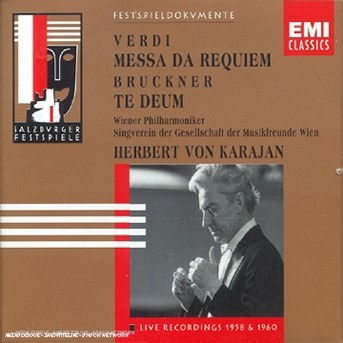 Cover for Karajan Herbert Von / Wiener P · Verdi / Bruckner: Requiem / Te (CD) (2004)