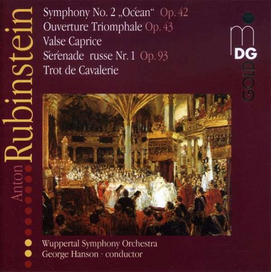 Cover for Rubinstein / Hanson / Wuppertal So · Symphony 2 / Overture Triomphale / Valse Caprice (CD) (2004)