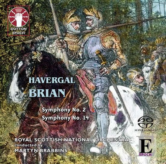 Cover for Brabbins, Martyn / Royal Scottish National Orchestra · Havergal Brian: Symphonies Nos. 2 &amp; 14 (CD) (2016)