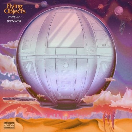 Cover for Smoke Dza X Flying Lotus · Flying Objects (LP) (2023)