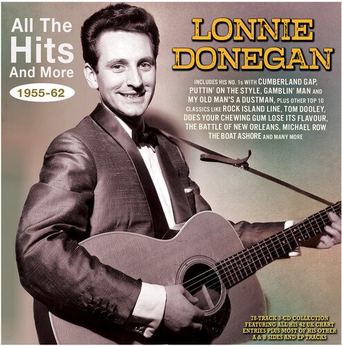 All the Hits & More 1955-62 - Lonnie Donegan - Musiikki - ACROBAT - 0824046915025 - perjantai 7. kesäkuuta 2024