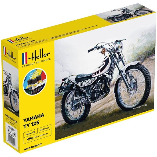 Cover for Heller · 1/8 Starter Kit Yamaha Ty 125 Bike (Leksaker)