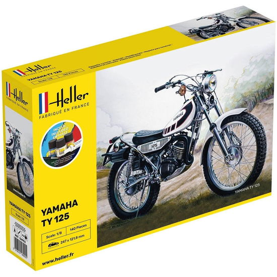 Cover for Heller · 1/8 Starter Kit Yamaha Ty 125 Bike (Legetøj)