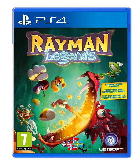 Playstation 4 · Playstation 4 - Rayman Legends Ps4 (Toys) (2014)