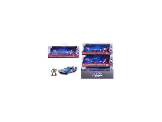 Captain America 1971 Plymouth Gtx In Scala 1:32 - Marvel: Jada Toys - Merchandise -  - 4006333088025 - 