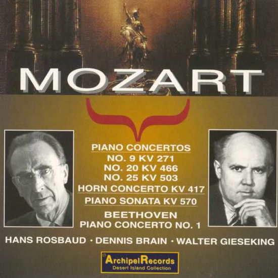 Cover for Mozart / Gieseking · Klavierkonzerte 9 20 25 (CD) (2012)