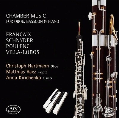 Cover for Christoph Hartmann / Matthias Racz / Anna Kirichenko · Chamber Music For Oboe / Bassoon And Piano (CD) (2022)