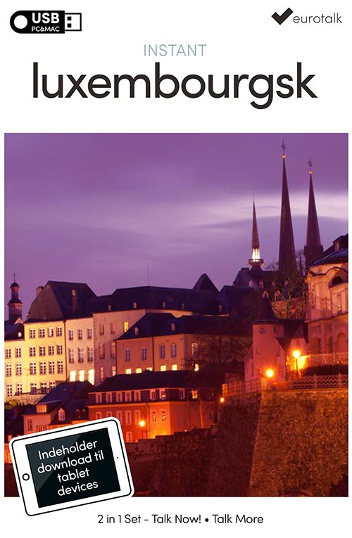 Cover for EuroTalk · Instant: Luxemburgsk begynder- og parlørkursus USB &amp; download (CD-ROM) (2016)